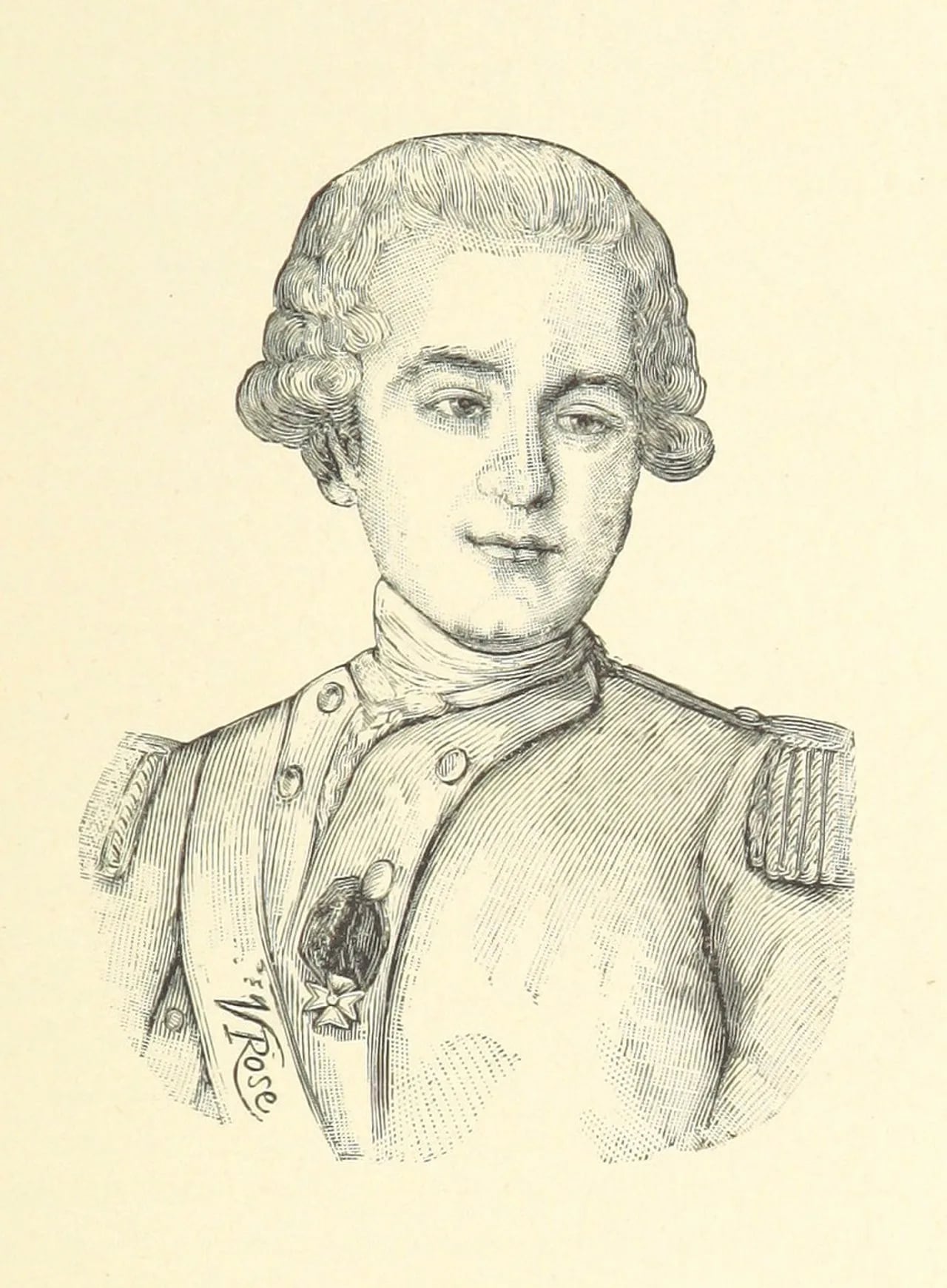 Porträt von Marie Just Antoine de La Rivoire de La Tourrette (1751–1819) – Gedenkseite