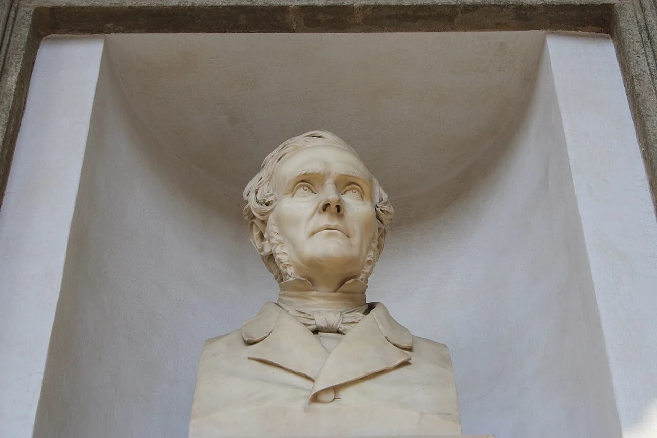 Porträt von Benedetto Cacciatori (1794–1871) – Gedenkseite