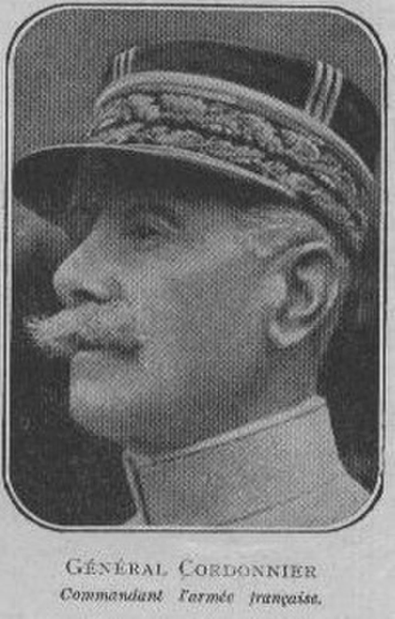 Porträt von Victor Cordonnier (1858–1936) – Gedenkseite