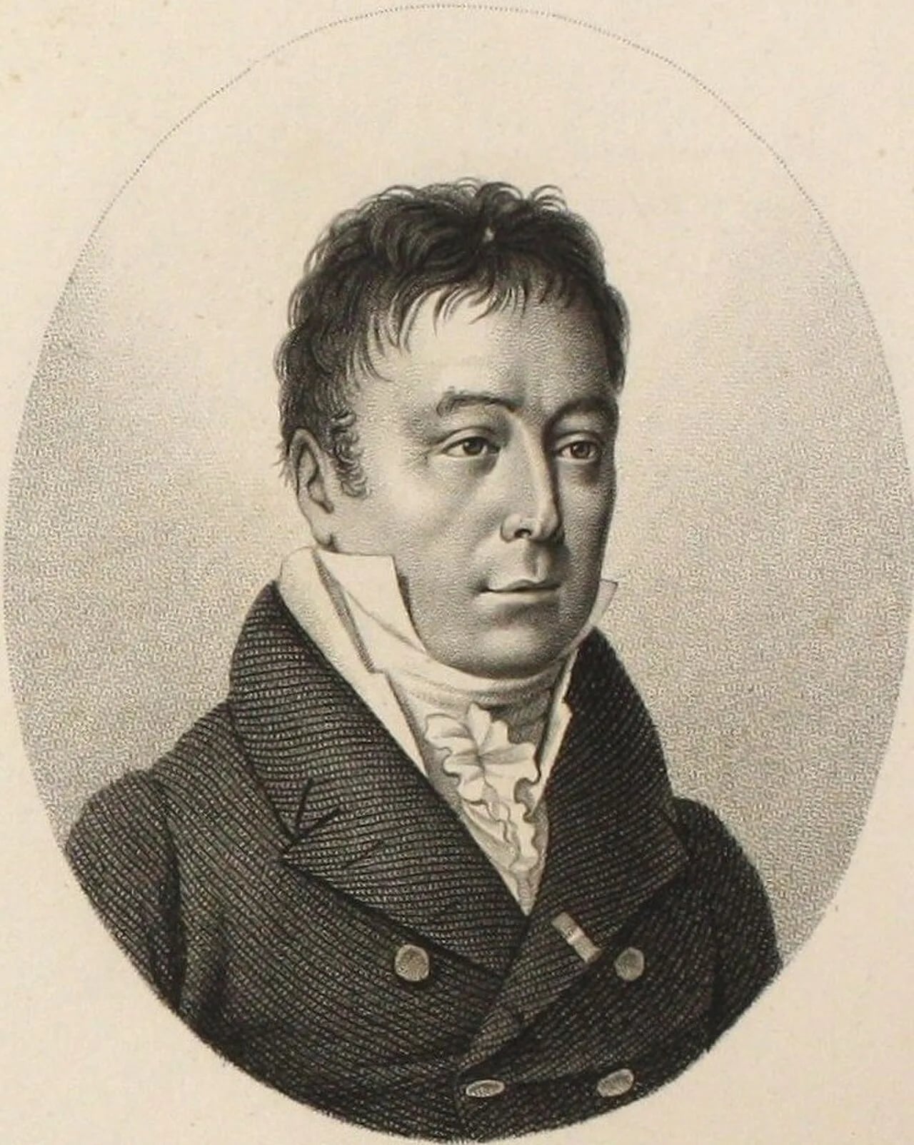 Porträt von Bernard Augustin Cardenau (1766–1841) – Gedenkseite