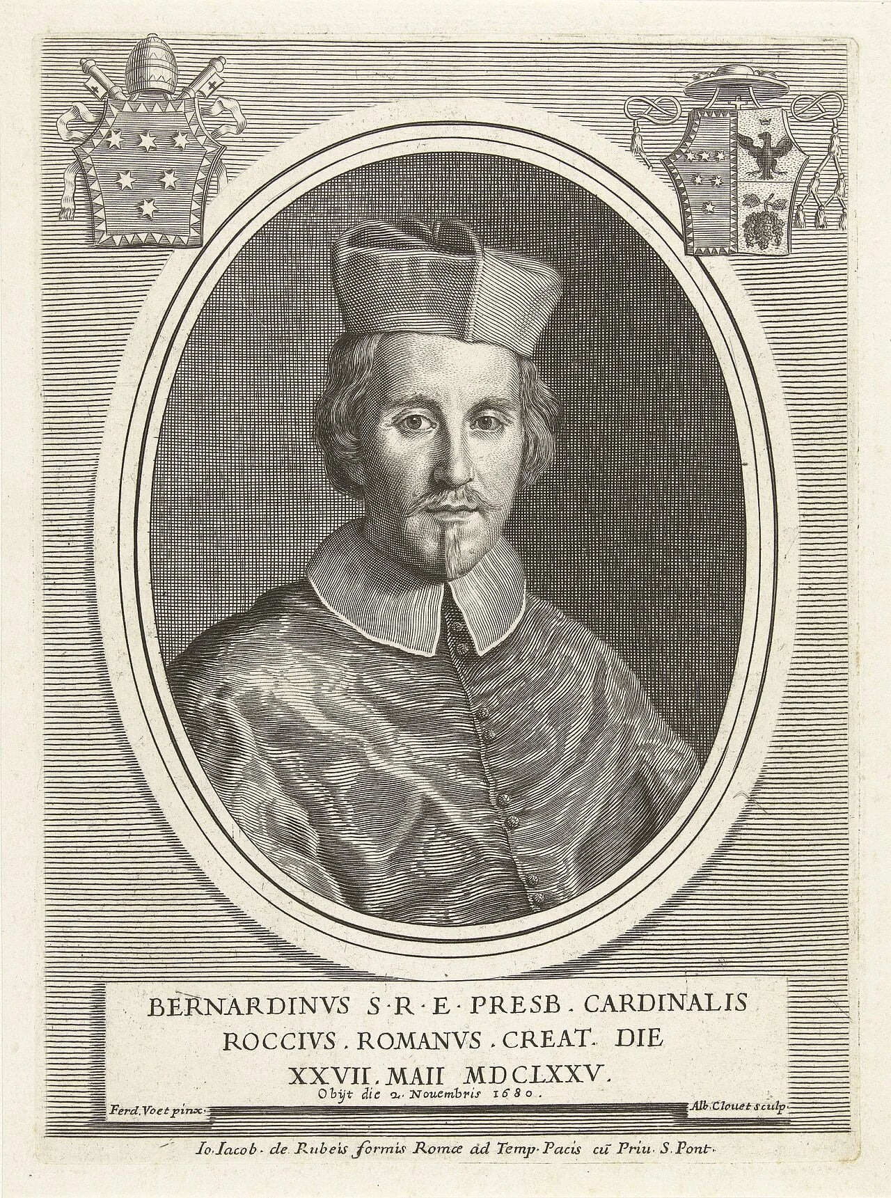 Portrait of Bernardino Rocci (1627–1680) – memorial page