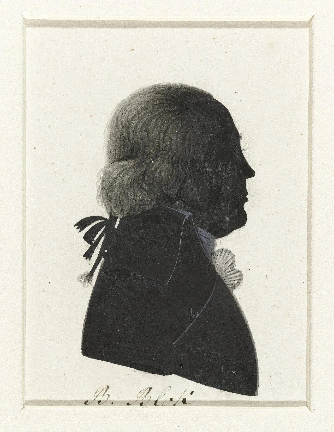 Porträt von B. Blok (1756–1818) – Gedenkseite