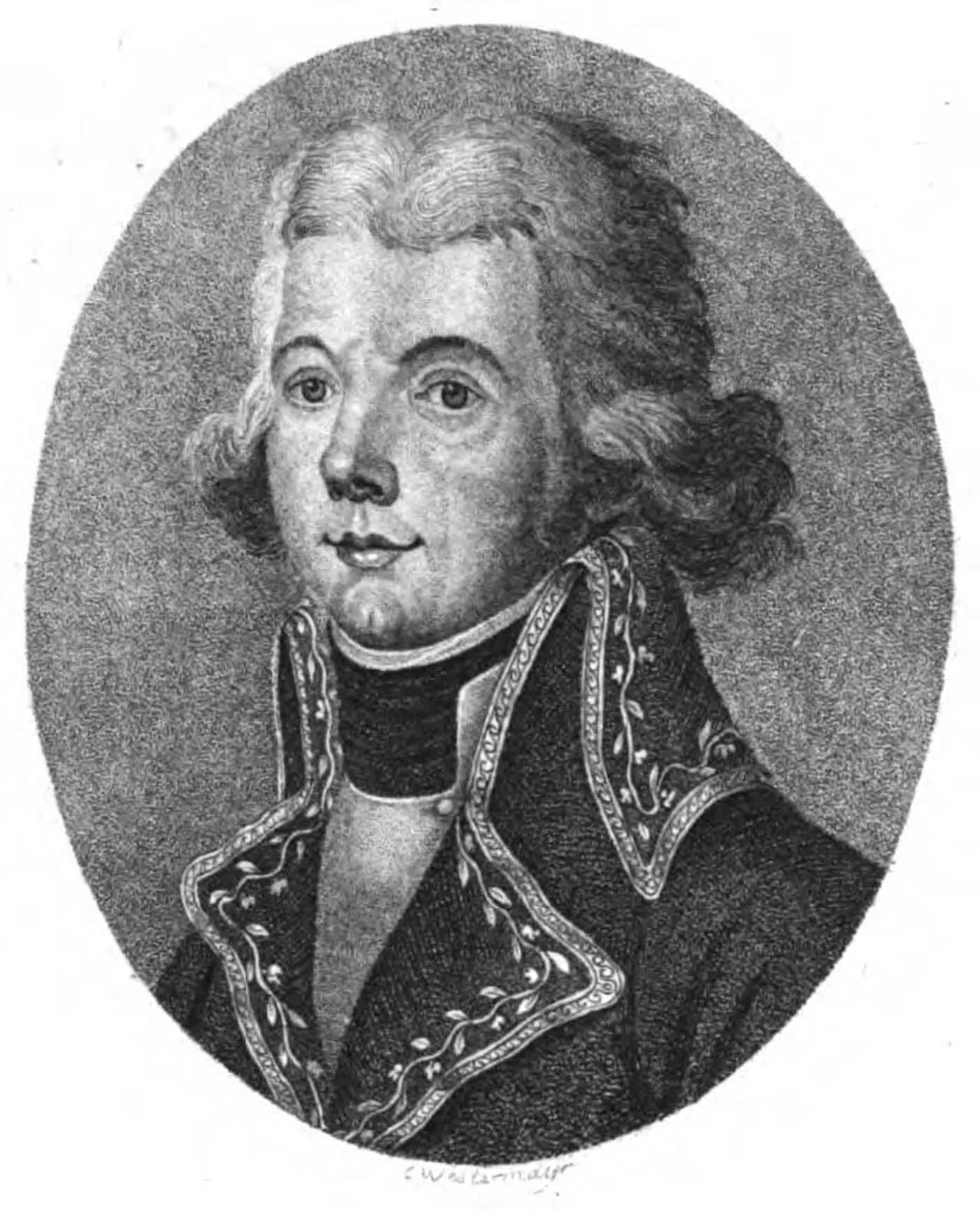 Porträt von Étienne Marchand (1755–1793) – Gedenkseite