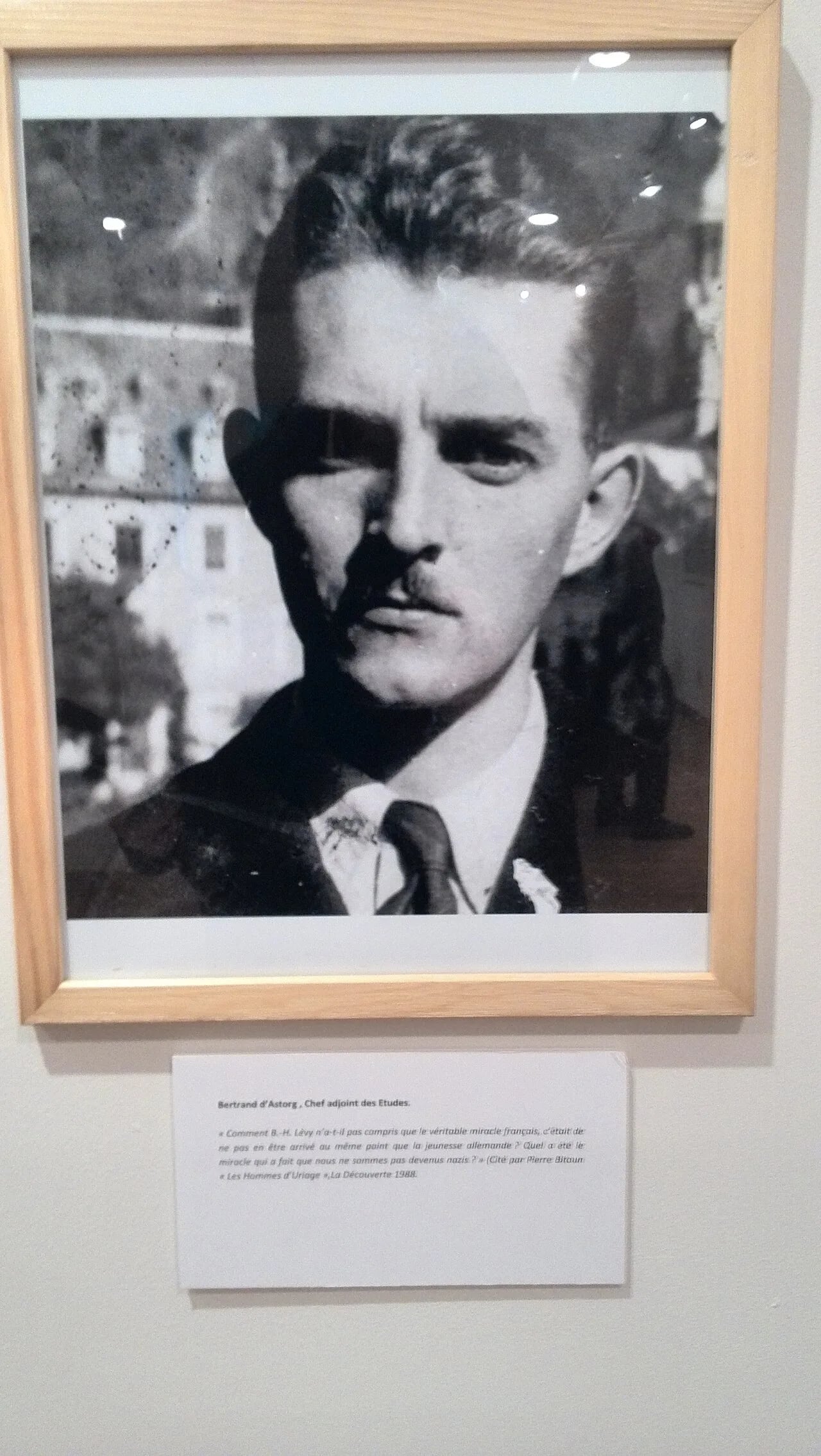Portrait of Bertrand d'Astorg (1913–1988) – memorial page