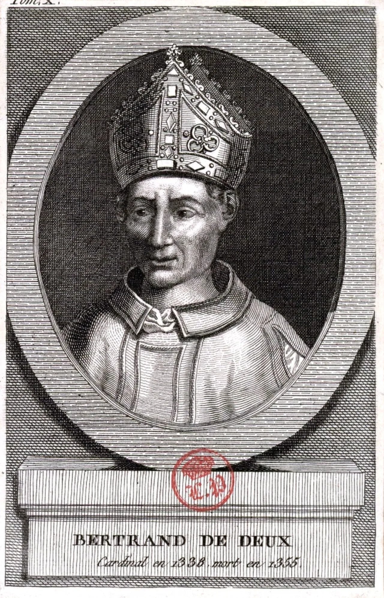 Portrait of Bertrando di Deux (1290–1355) – memorial page