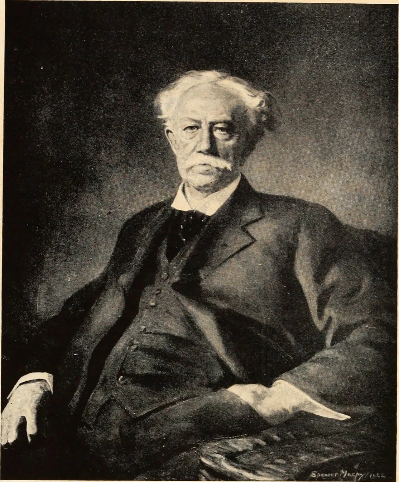 Portrait of David Starr Jordan (1851–1931) – memorial page