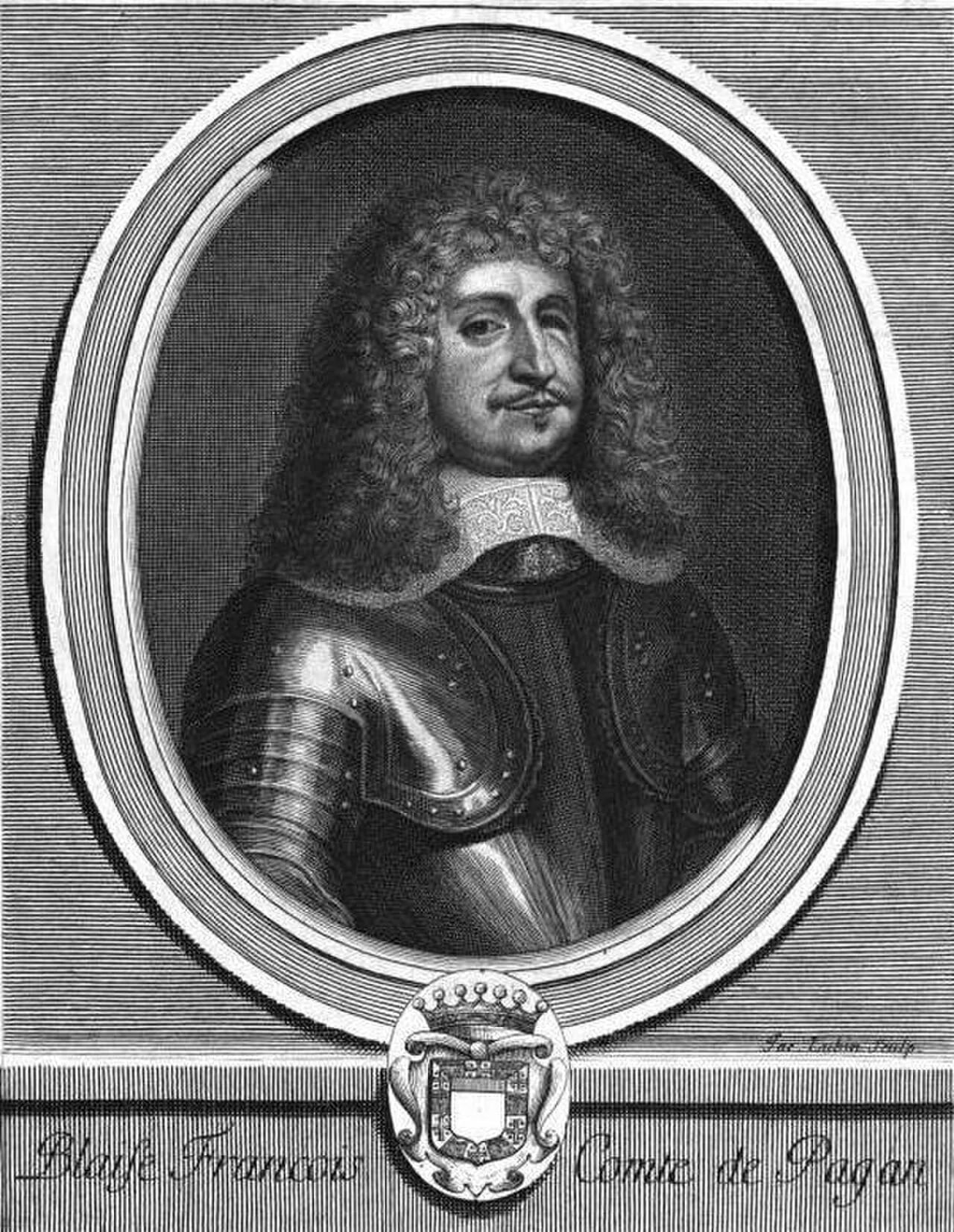 Porträt von Blaise François Pagan (1604–1665) – Gedenkseite