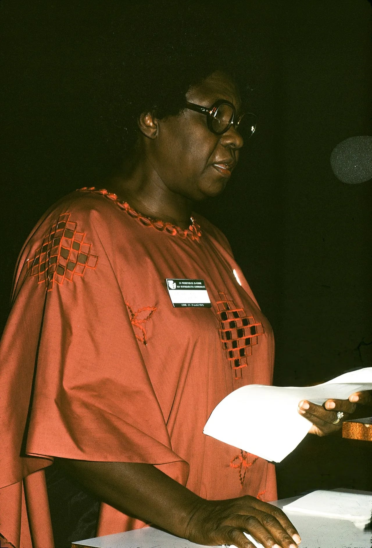 Portrait of Angie E. Brooks (1928–2007) – memorial page