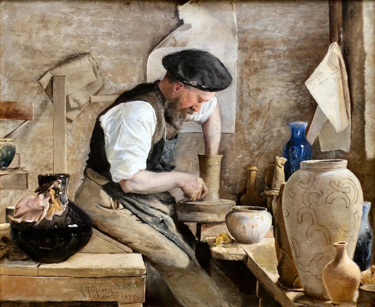 Portrait of Herman Kähler (1846–1917) – memorial page
