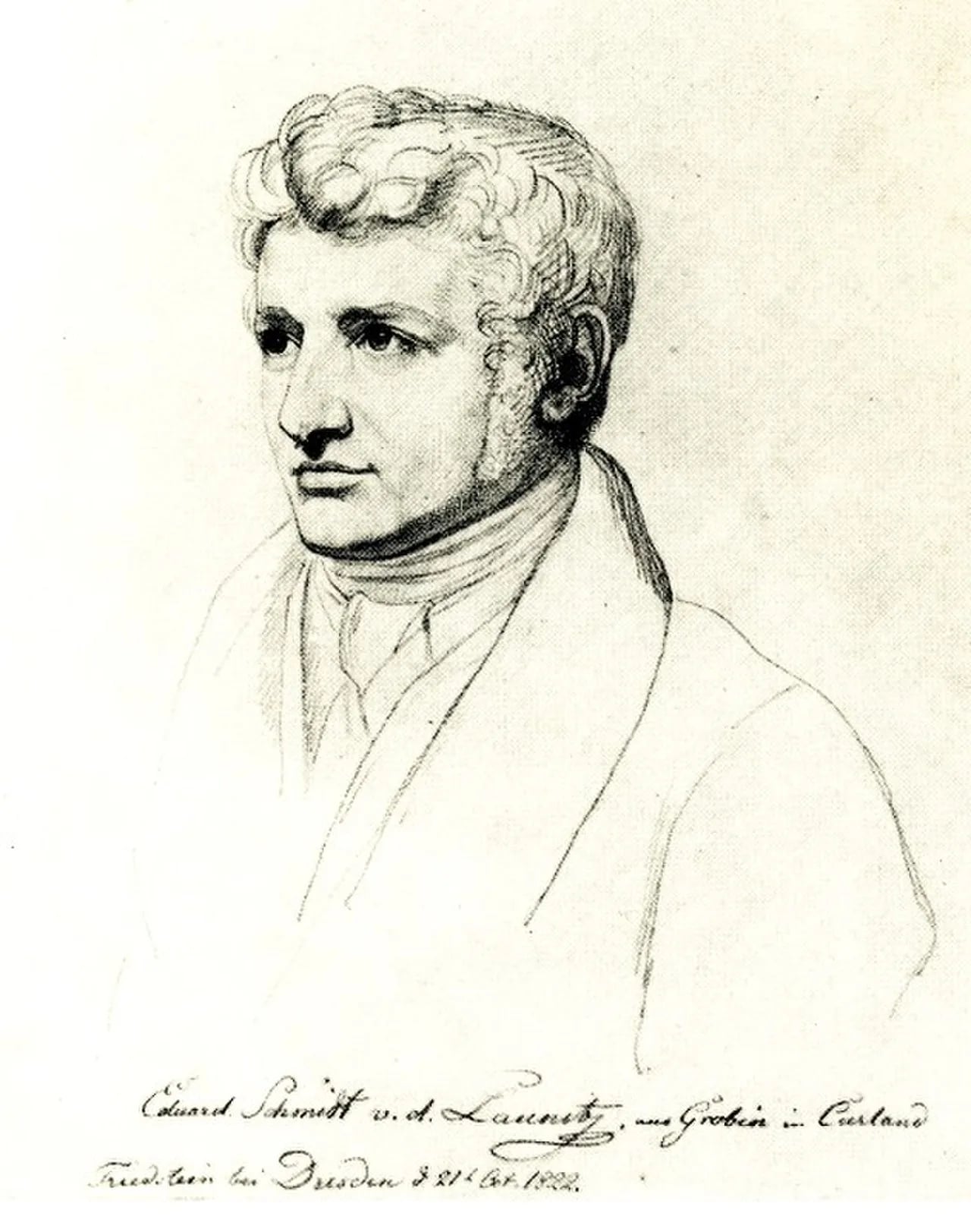 Portrait of Eduard Schmidt von der Launitz (1797–1869) – memorial page