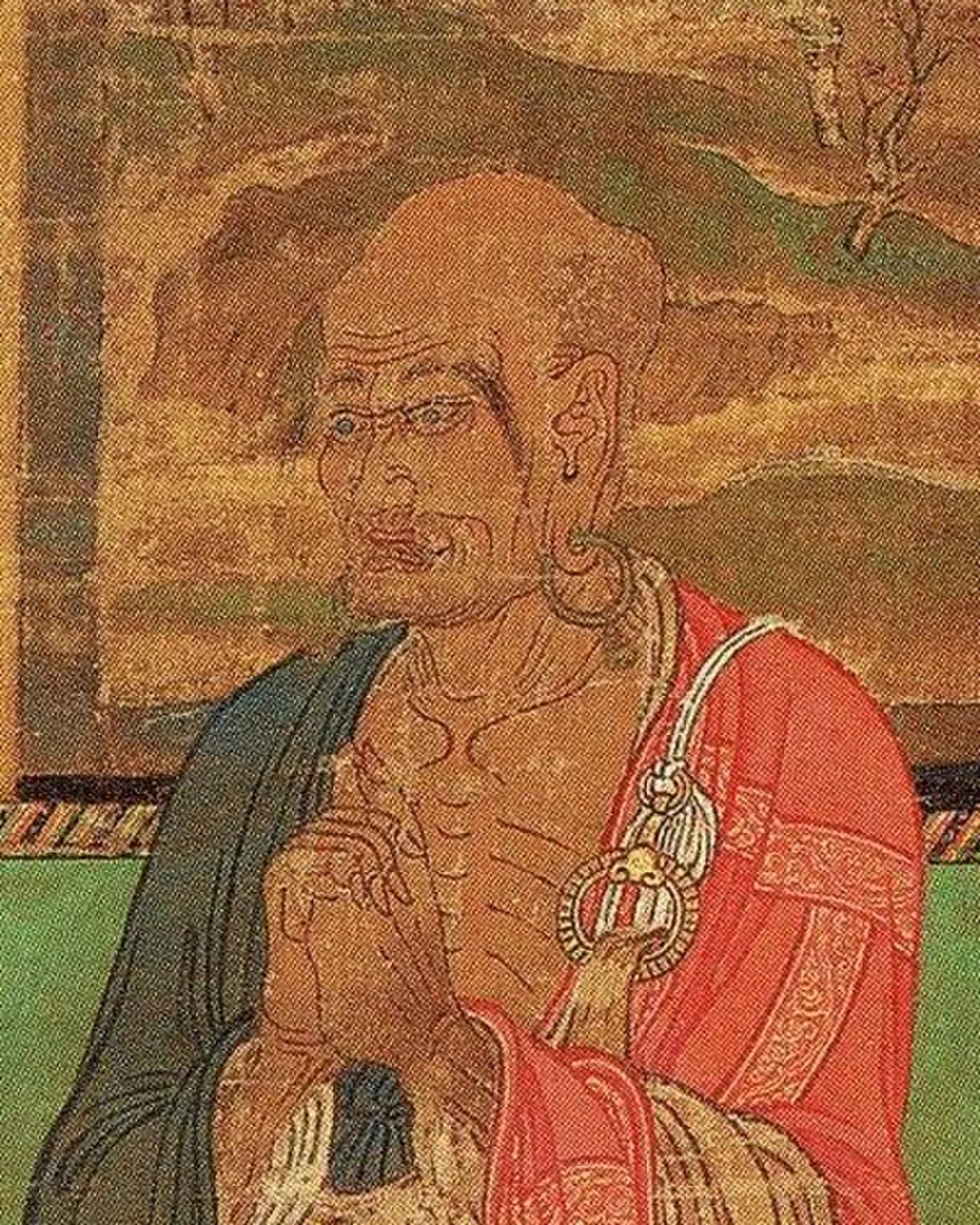 Porträt von Bodhisena (704–760) – Gedenkseite