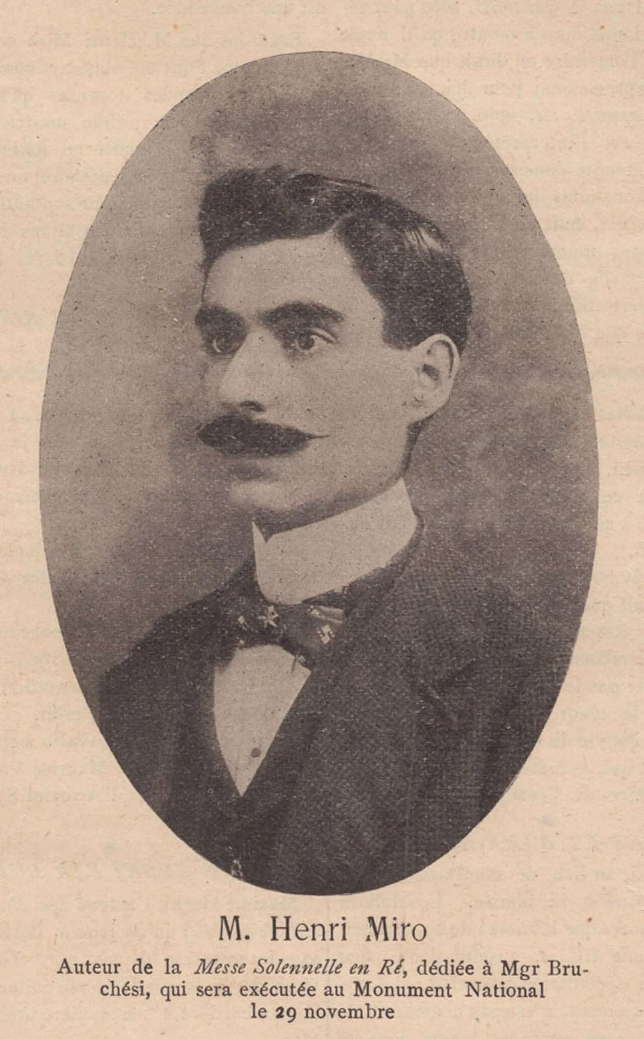 Porträt von Henri Miro (1879–1950) – Gedenkseite