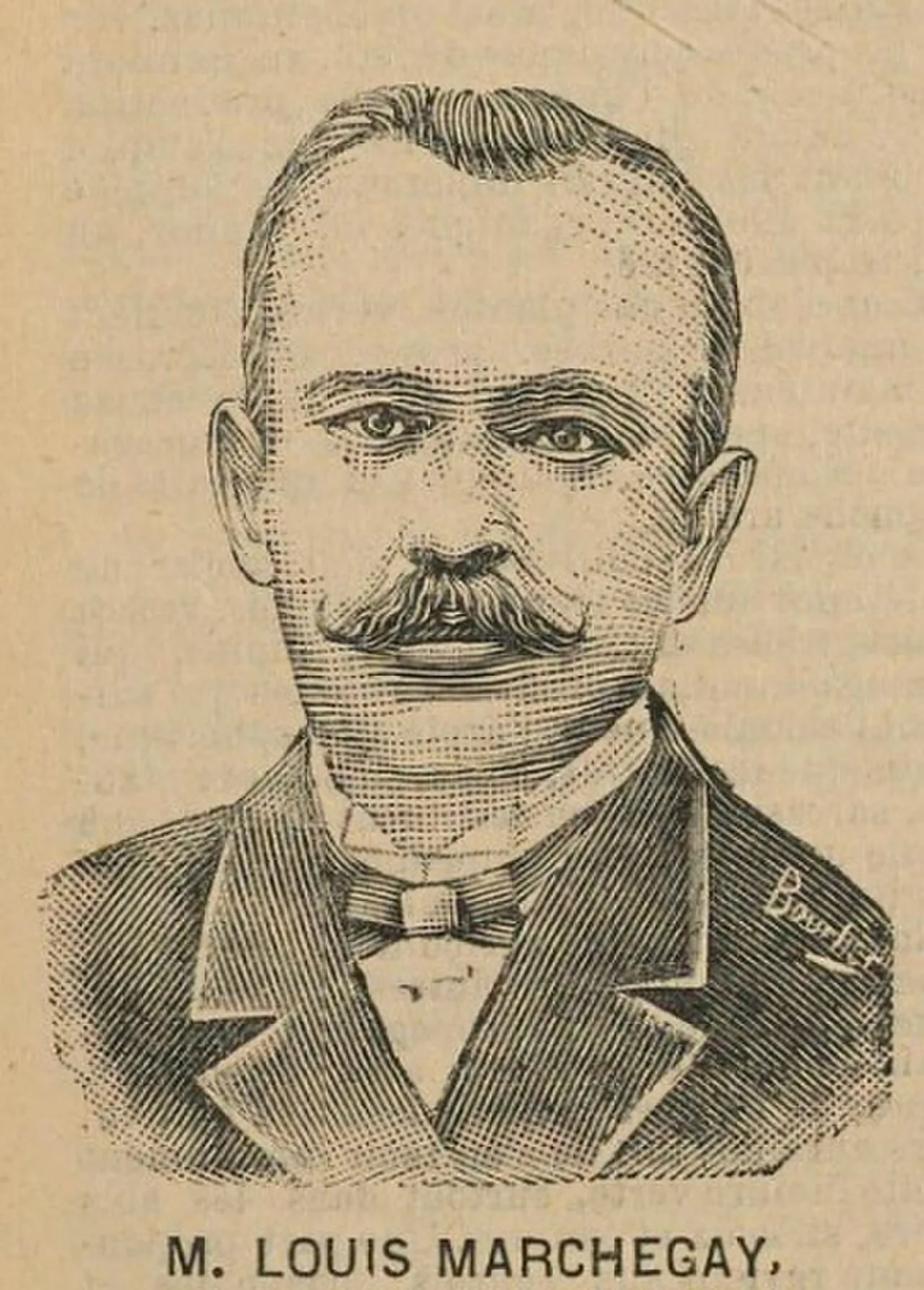 Porträt von Louis Marchegay (1869–1933) – Gedenkseite