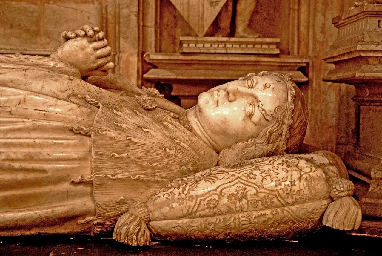 Porträt von Marguerite de Bourbon (1438–1483) – Gedenkseite