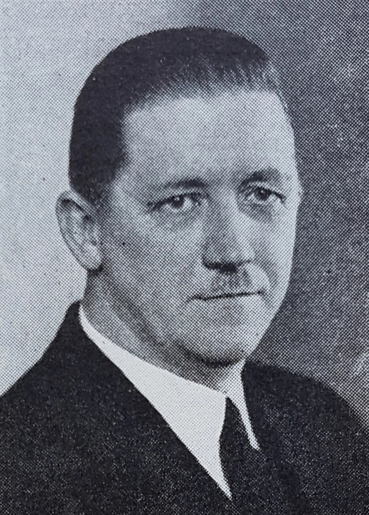 Porträt von Algot Ahlbäck (1890–1949) – Gedenkseite