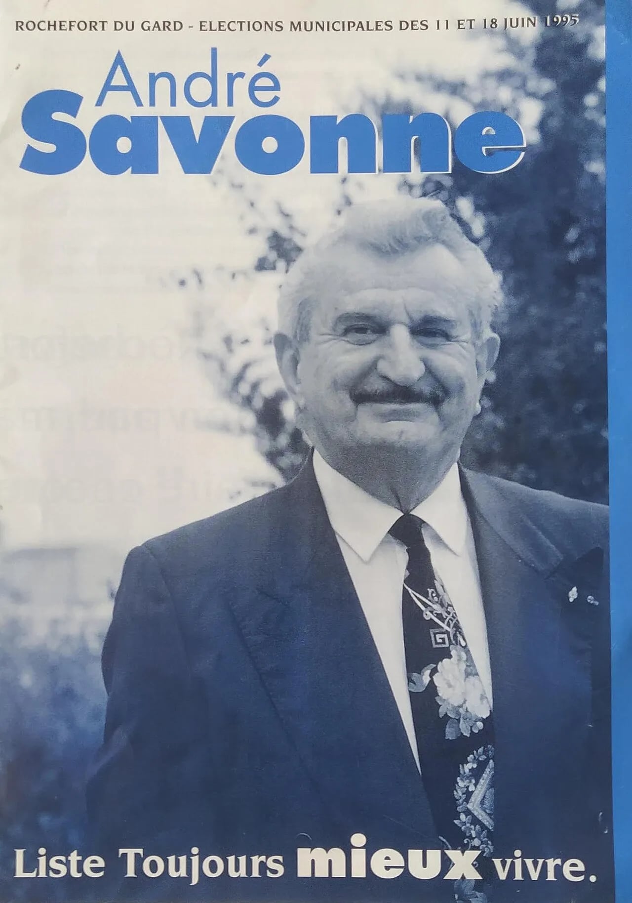 Porträt von André Savonne (1930–2000) – Gedenkseite