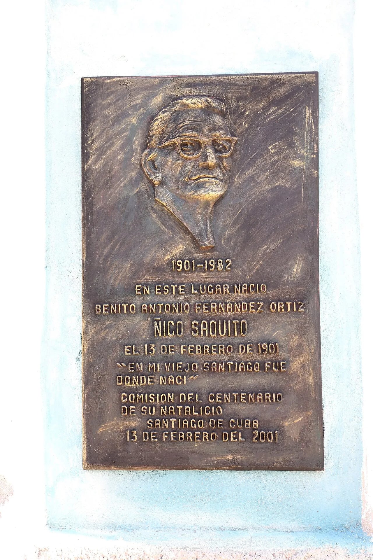 Portrait of Ñico Saquito (1901–1982) – memorial page