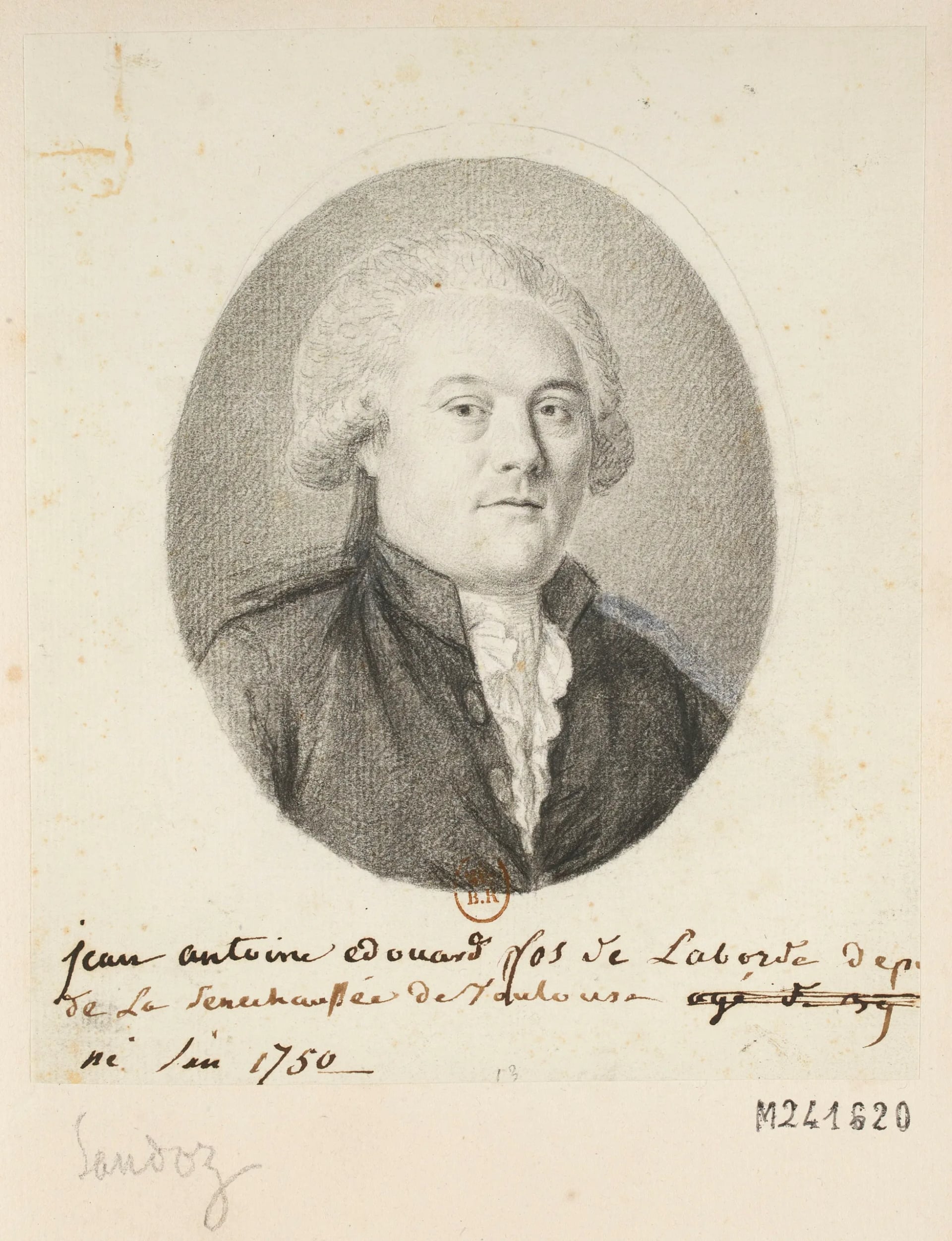 Portrait of Jean Antoine Édouard Fos de Laborde (1750–1814) – memorial page