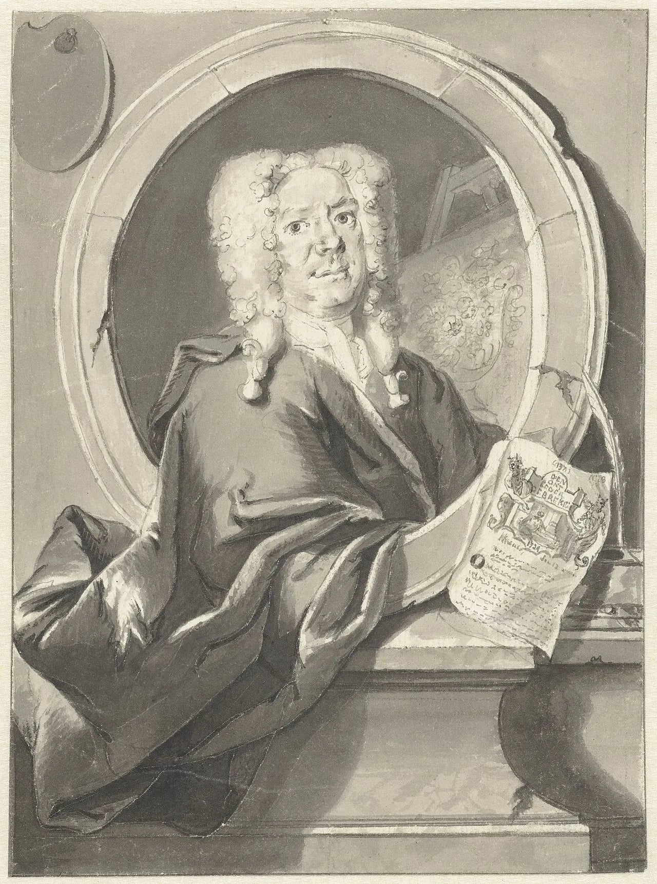 Portrait of Jacob Campo Weyerman (1677–1747) – memorial page