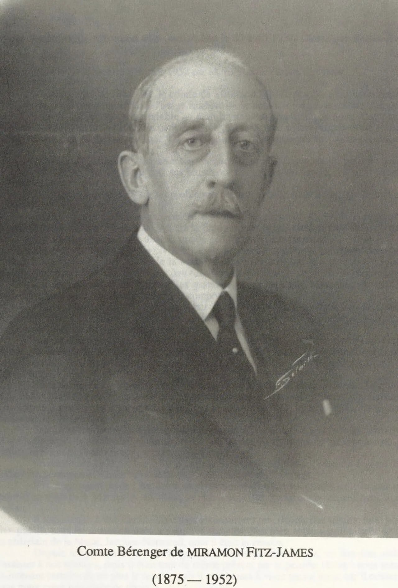 Porträt von Bérenger de Miramon Fitz-James (1875–1952) – Gedenkseite