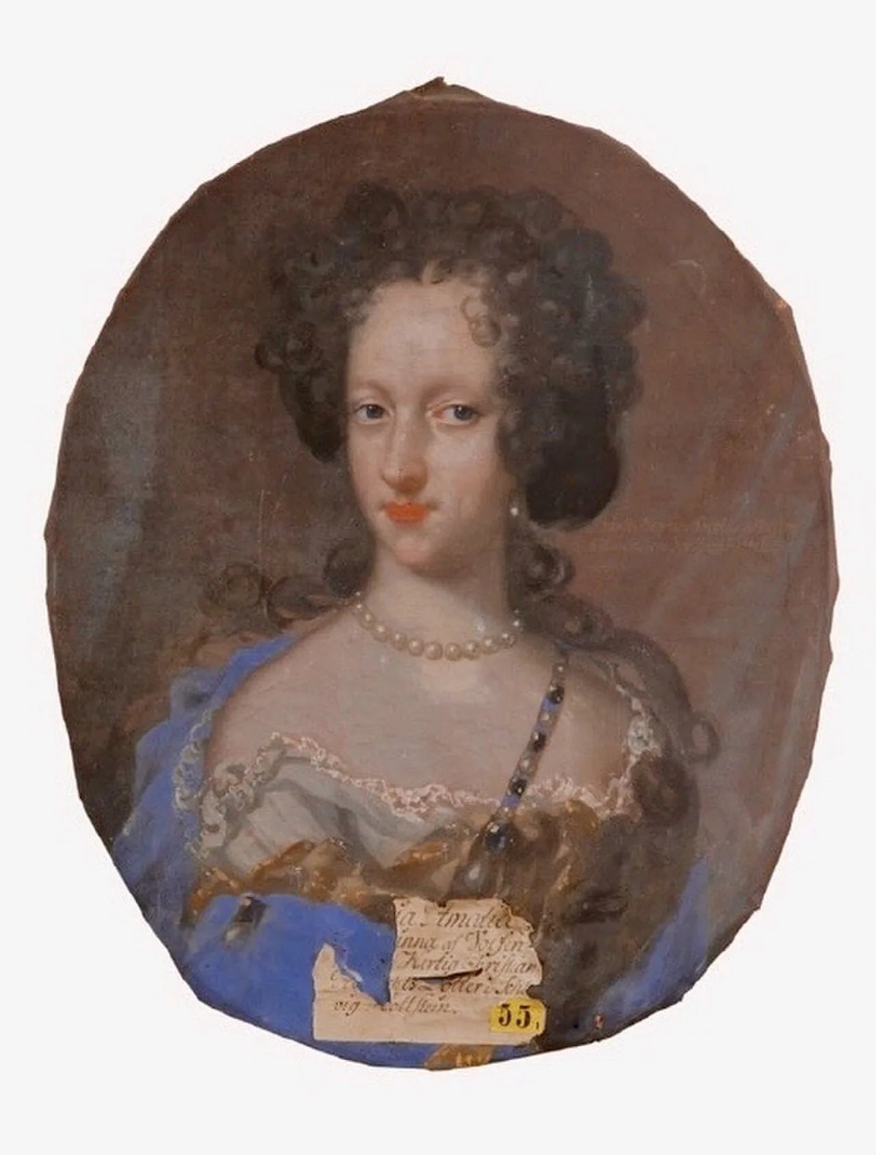 Porträt von Sophie Amalie von Slesvig-Holsten-Gottorp (1670–1710) – Gedenkseite