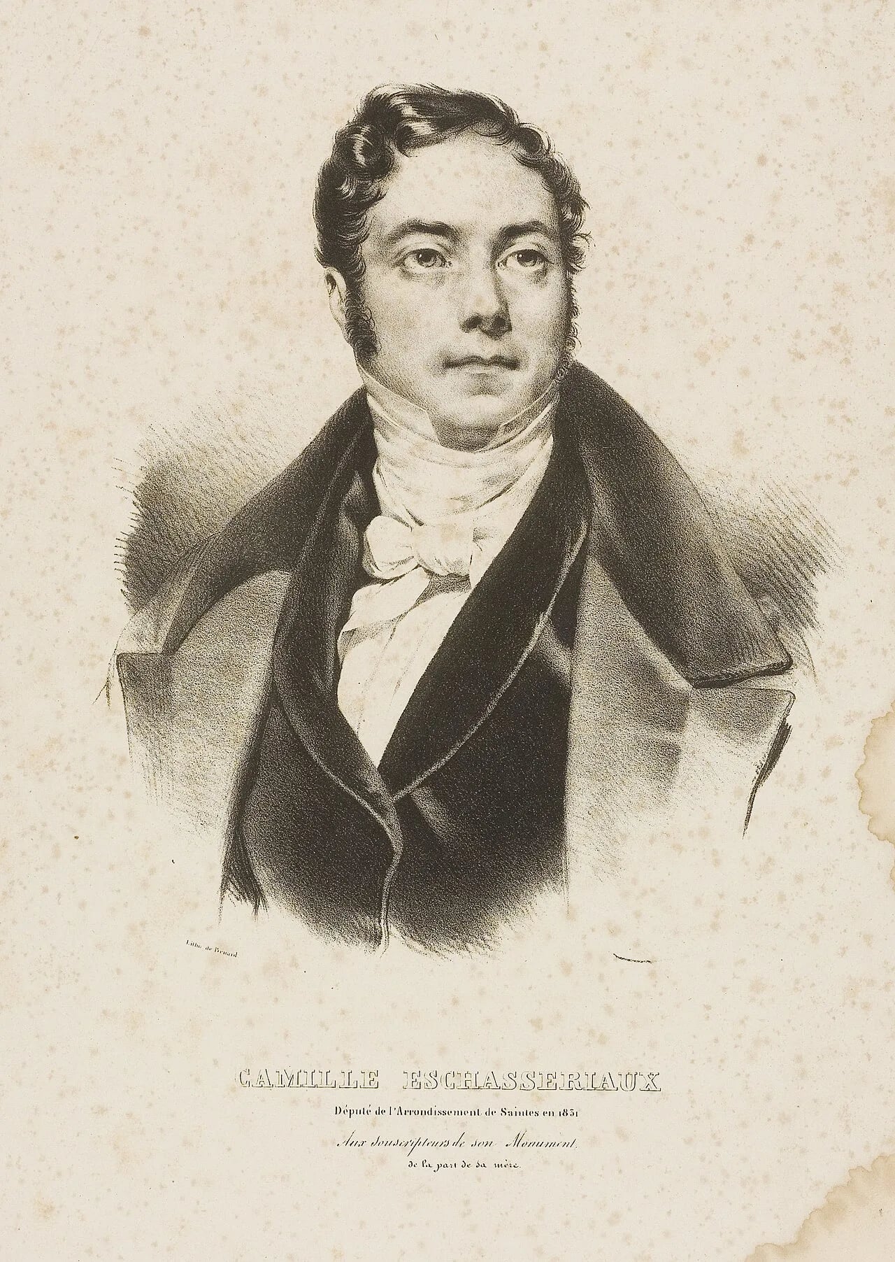 Portrait of Camille Eschassériaux (1800–1834) – memorial page