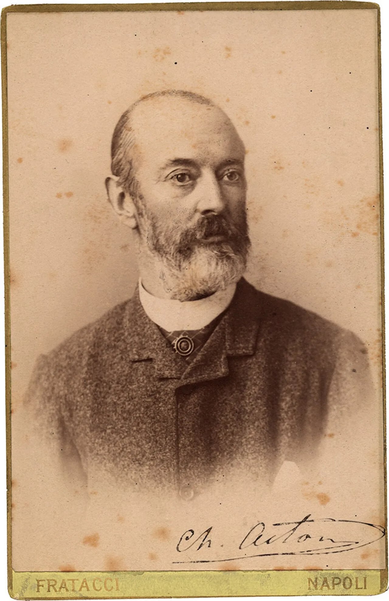 Portrait of Carlo Acton (1829–1909) – memorial page
