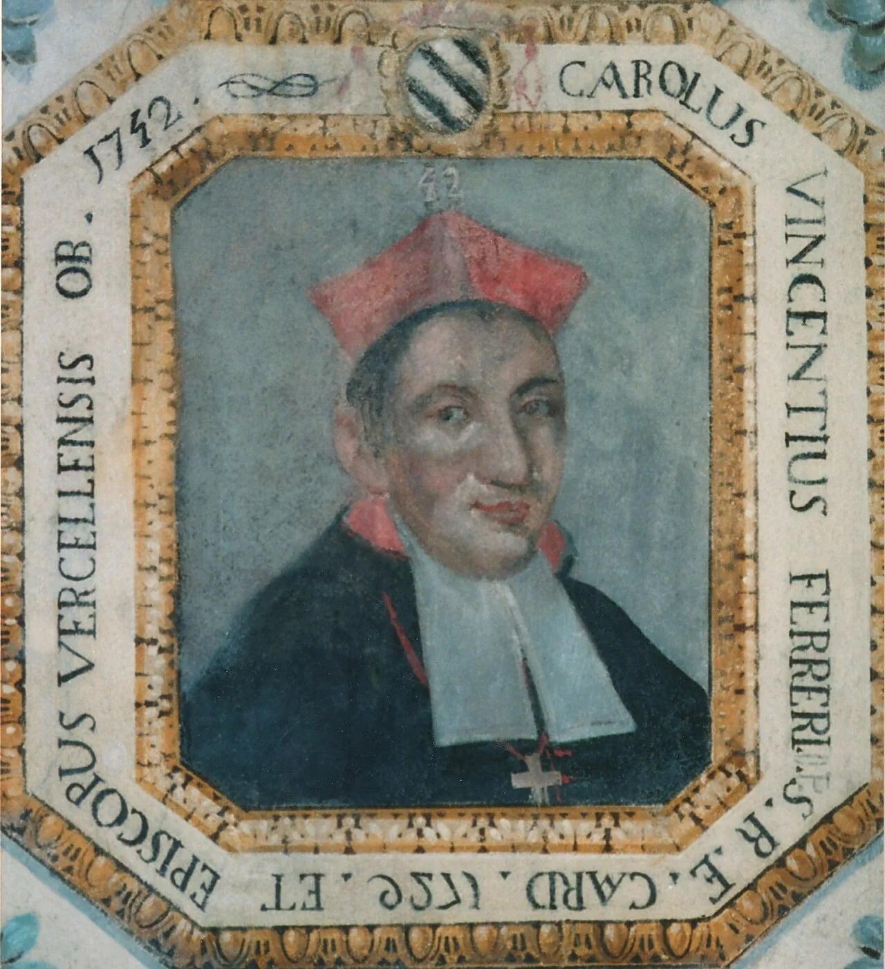 Porträt von Carlo Vincenzo Maria Ferreri Thaon (1682–1742) – Gedenkseite