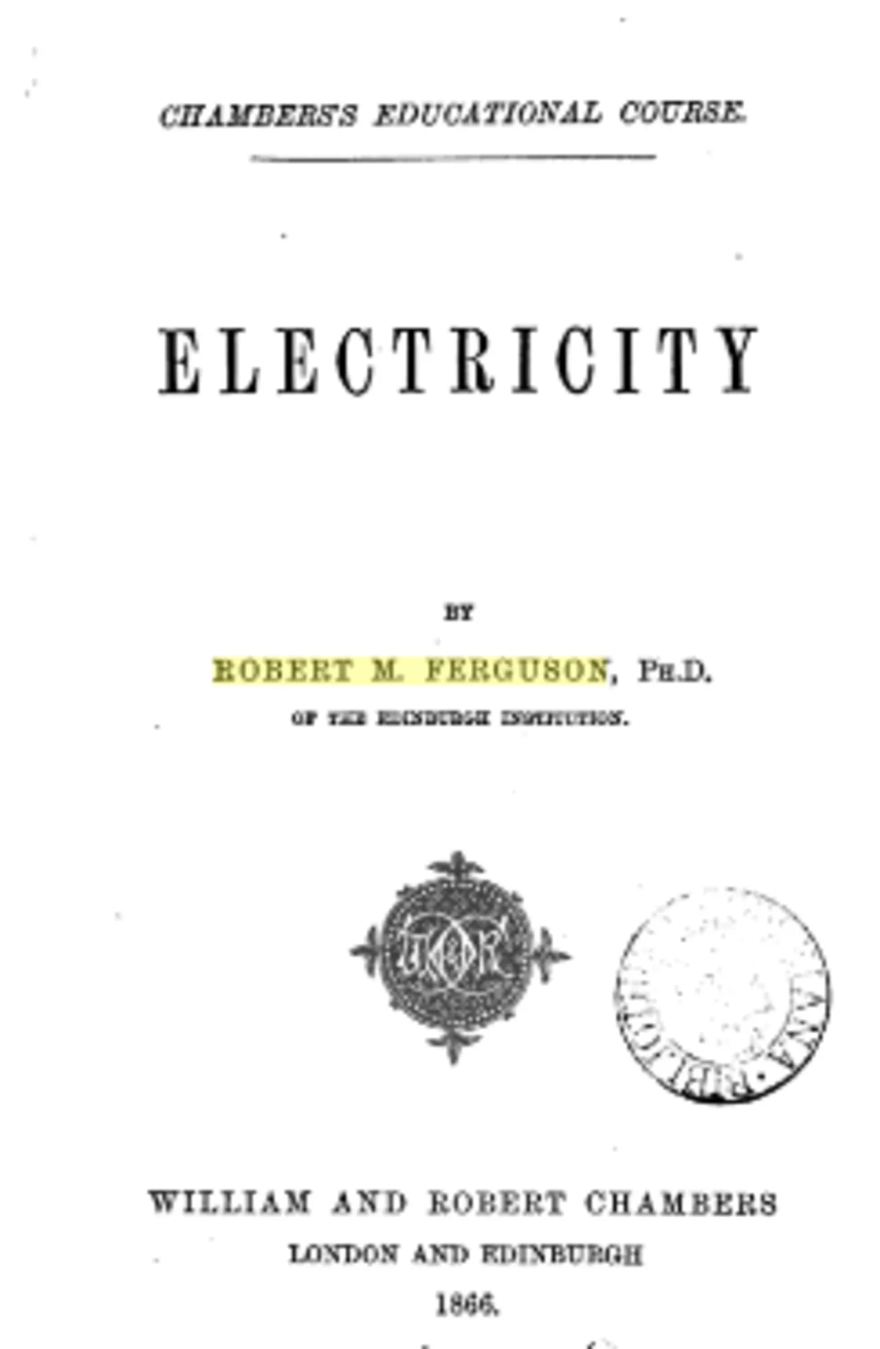 Porträt von Robert McNair Ferguson (1829–1912) – Gedenkseite