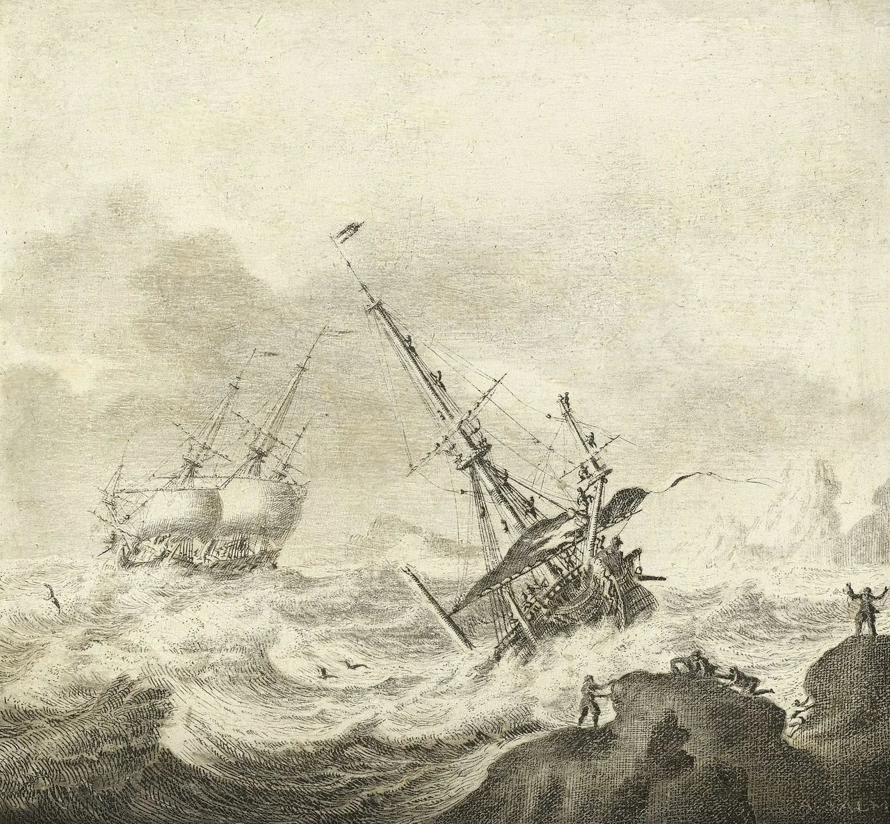 Porträt von Adriaen van Salm (1660–1720) – Gedenkseite