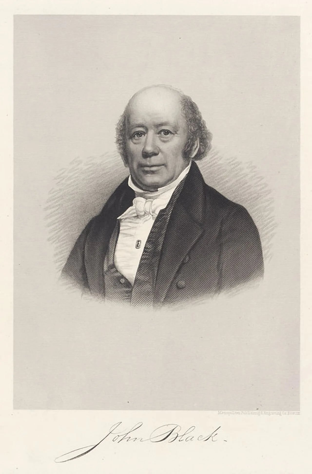 Portrait of John Black (1800–1854) – memorial page