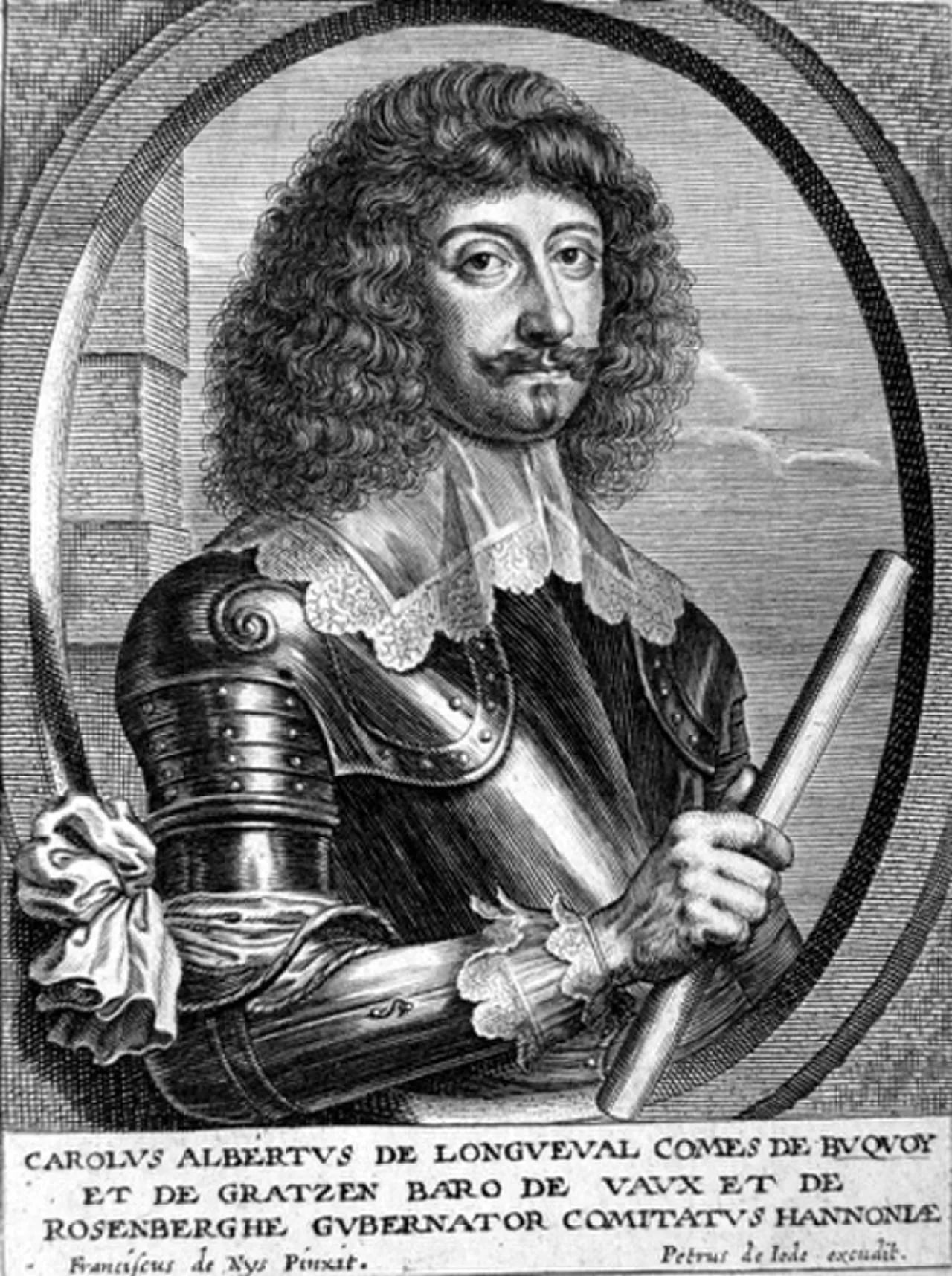 Porträt von Karl Albert de Longueval (1607–1663) – Gedenkseite