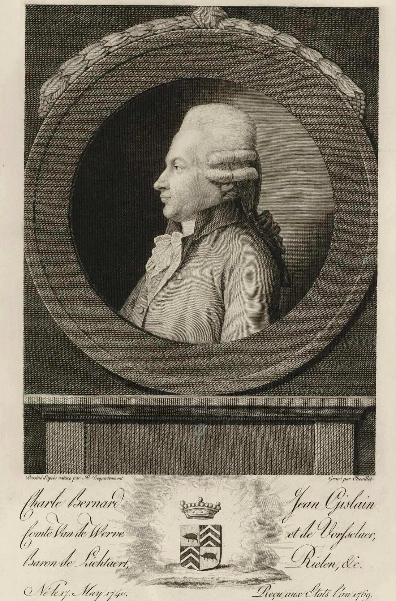 Portrait of Charles-Bernard van de Werve (1740–1813) – memorial page