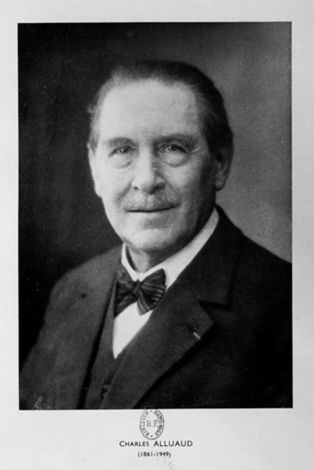 Portrait of Charles Alluaud (1861–1949) – memorial page