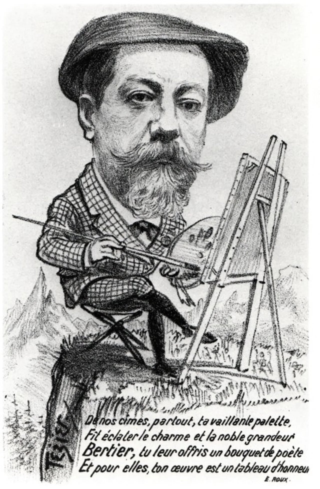 Porträt von Charles Bertier (1860–1924) – Gedenkseite