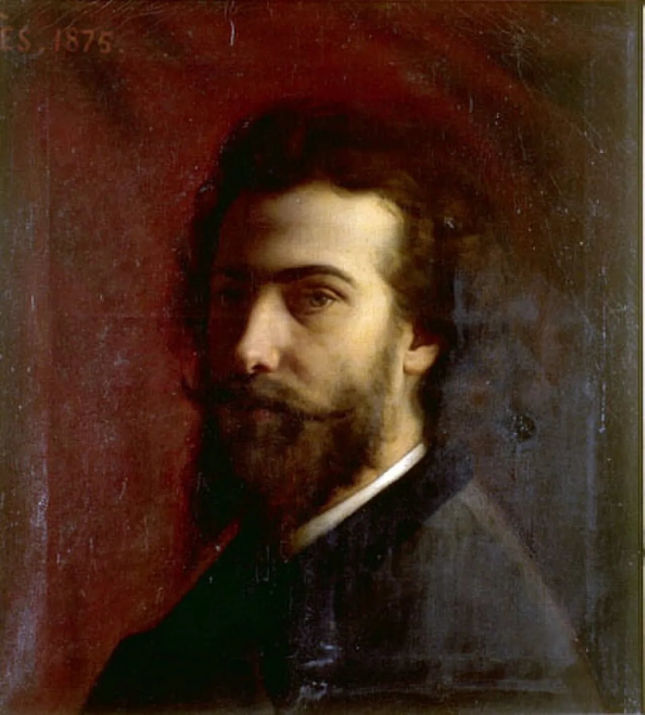 Porträt von Charles Crès (1850–1907) – Gedenkseite