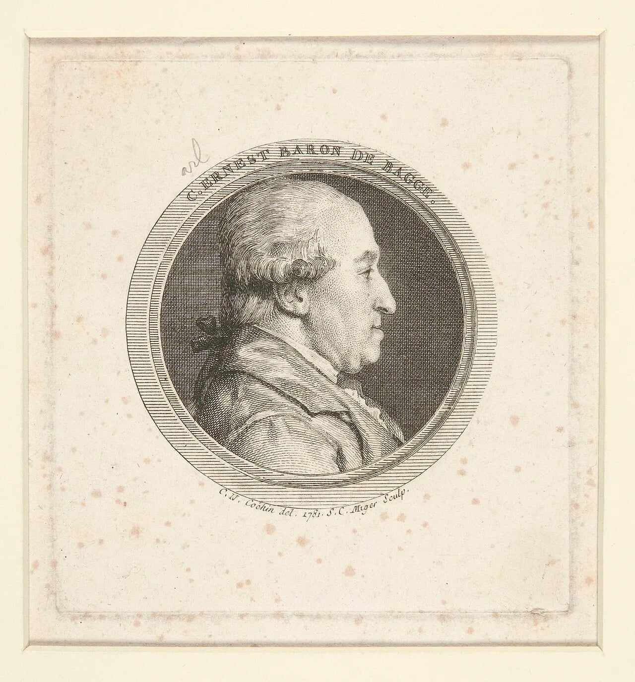 Portrait of Carl Ernst Bagge von Boo (1722–1791) – memorial page