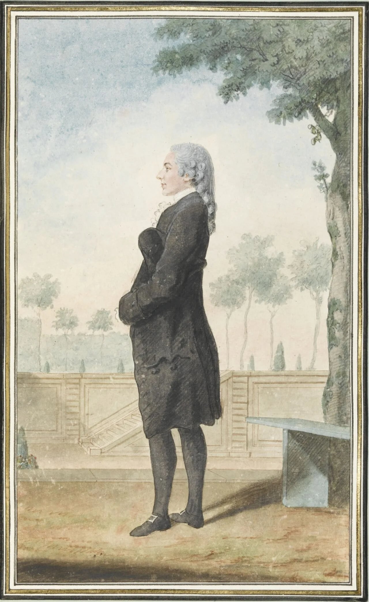 Porträt von Charles Esprit Marie de La Bourdonnaye (1753–1840) – Gedenkseite