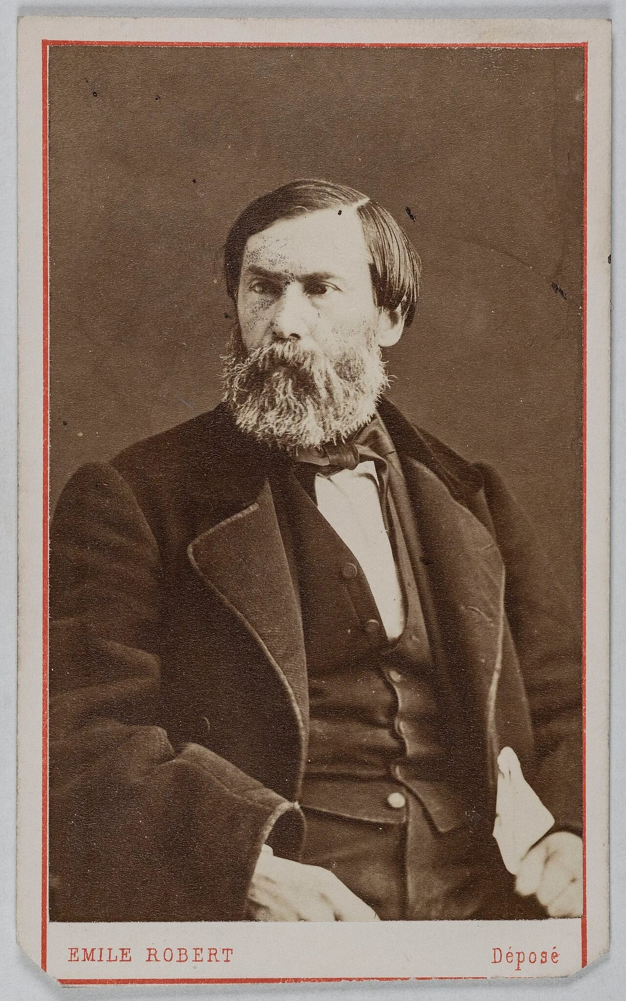 Porträt von Charles Ferdinand Gambon (1820–1887) – Gedenkseite
