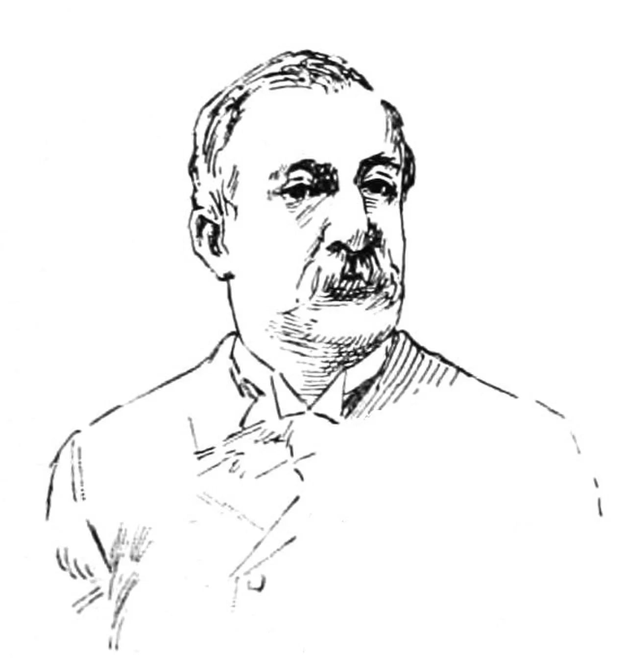 Porträt von Charles Ferry (1834–1909) – Gedenkseite