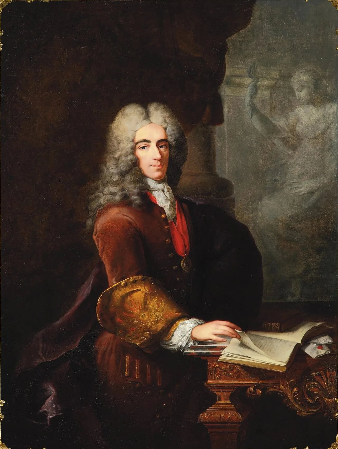 Porträt von Charles Jean-Baptiste Fleuriau (1686–1732) – Gedenkseite