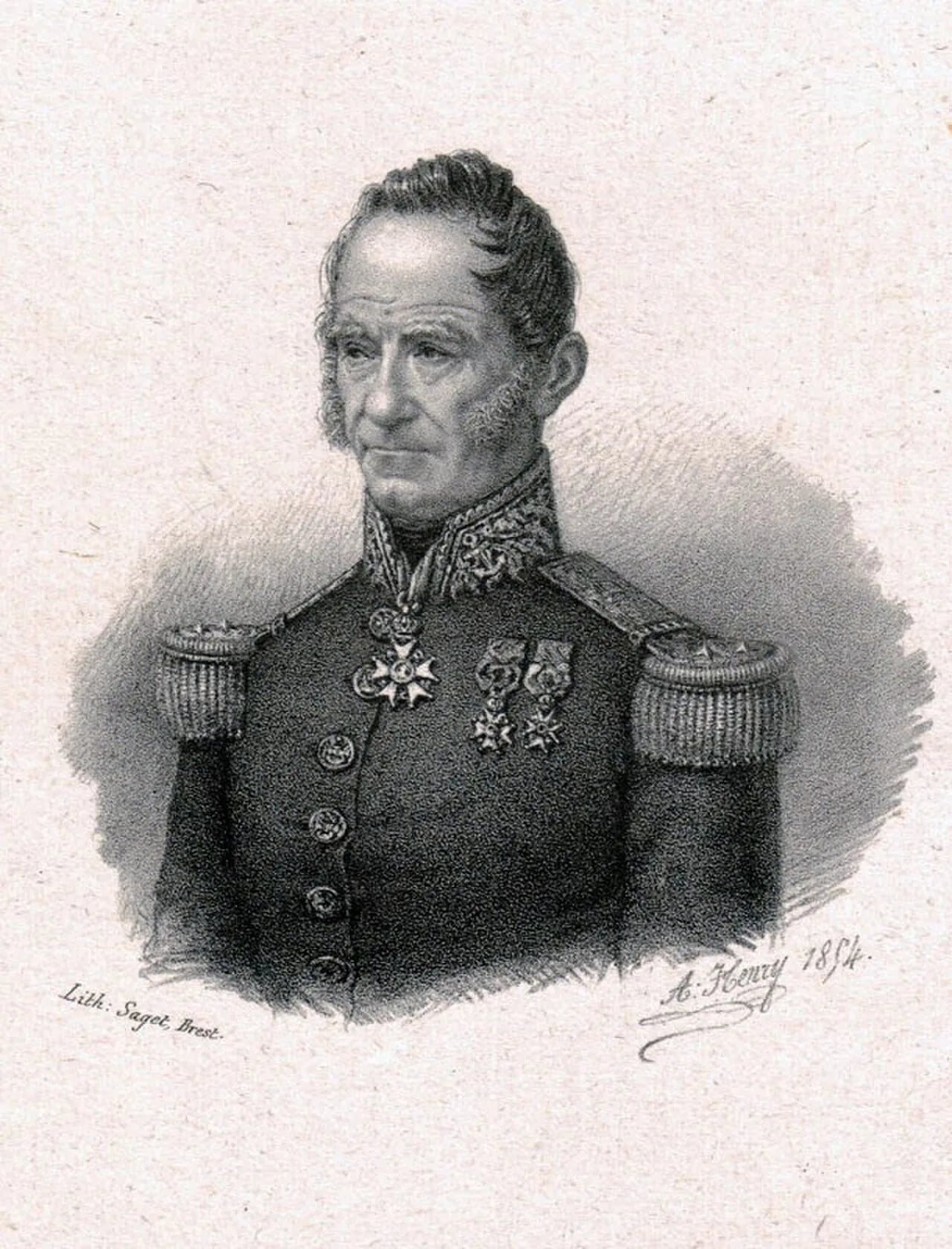 Portrait of Charles Louis Joseph Bazoche (1784–1853) – memorial page