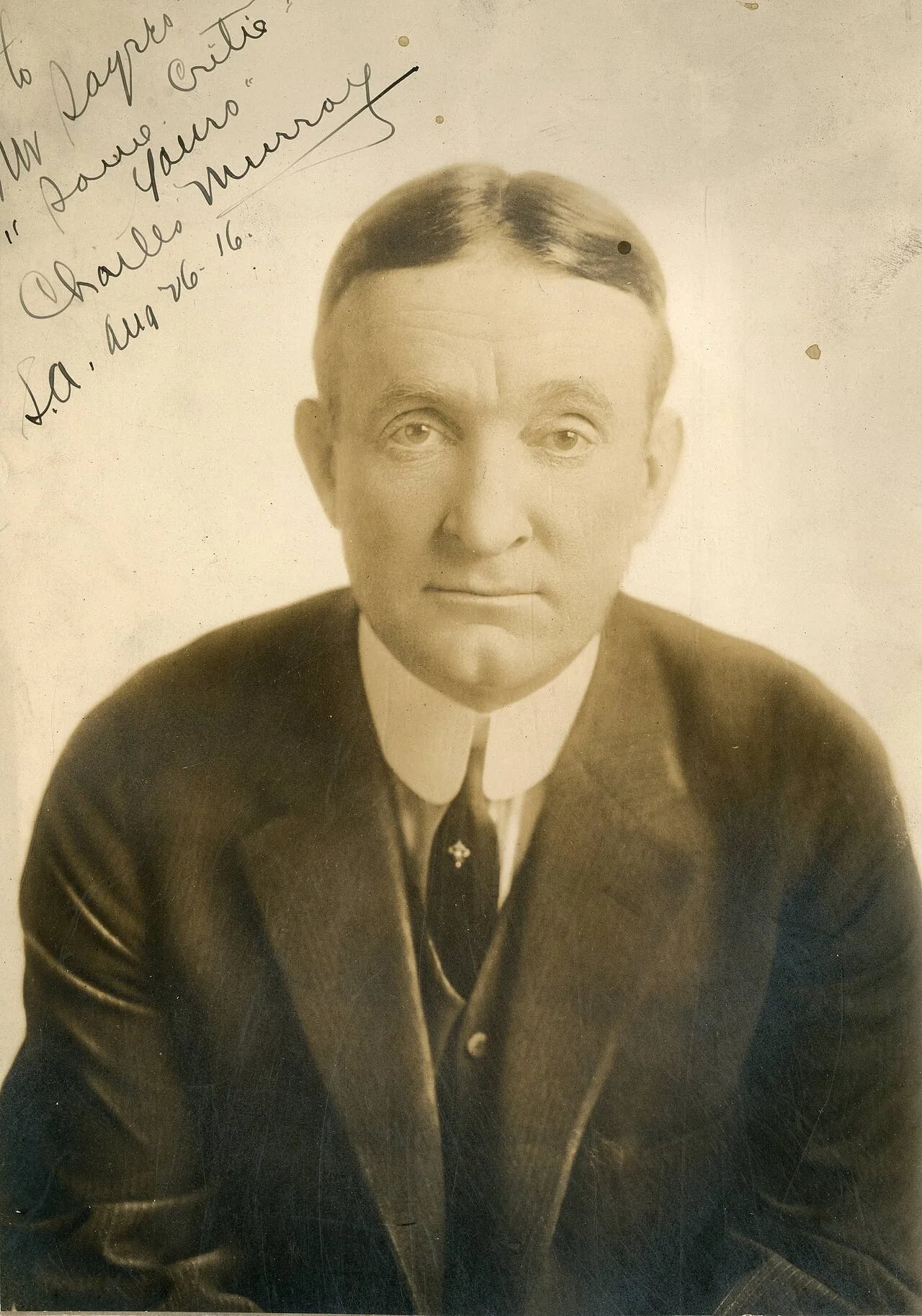 Portrait of Charles Murray (1872–1941) – memorial page