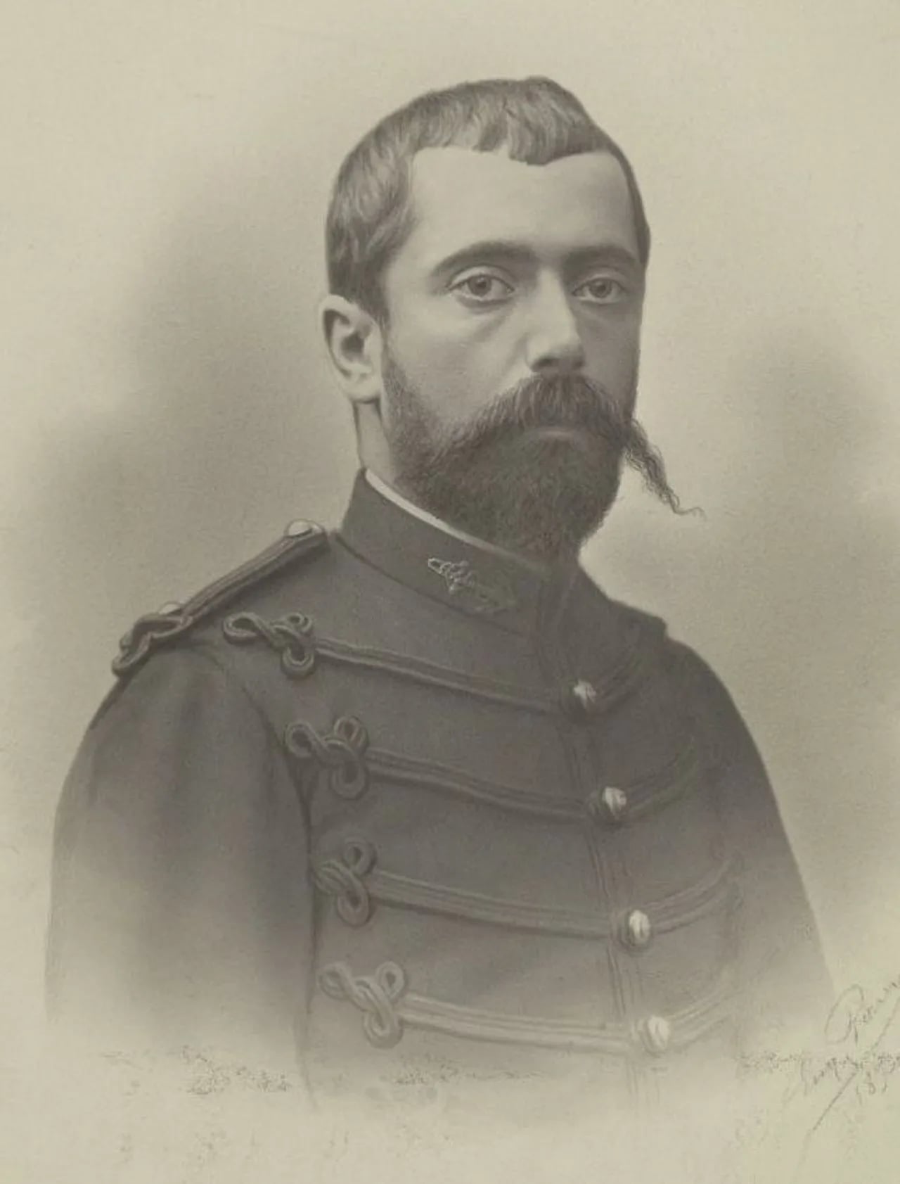 Porträt von Charles Ménard (1861–1892) – Gedenkseite