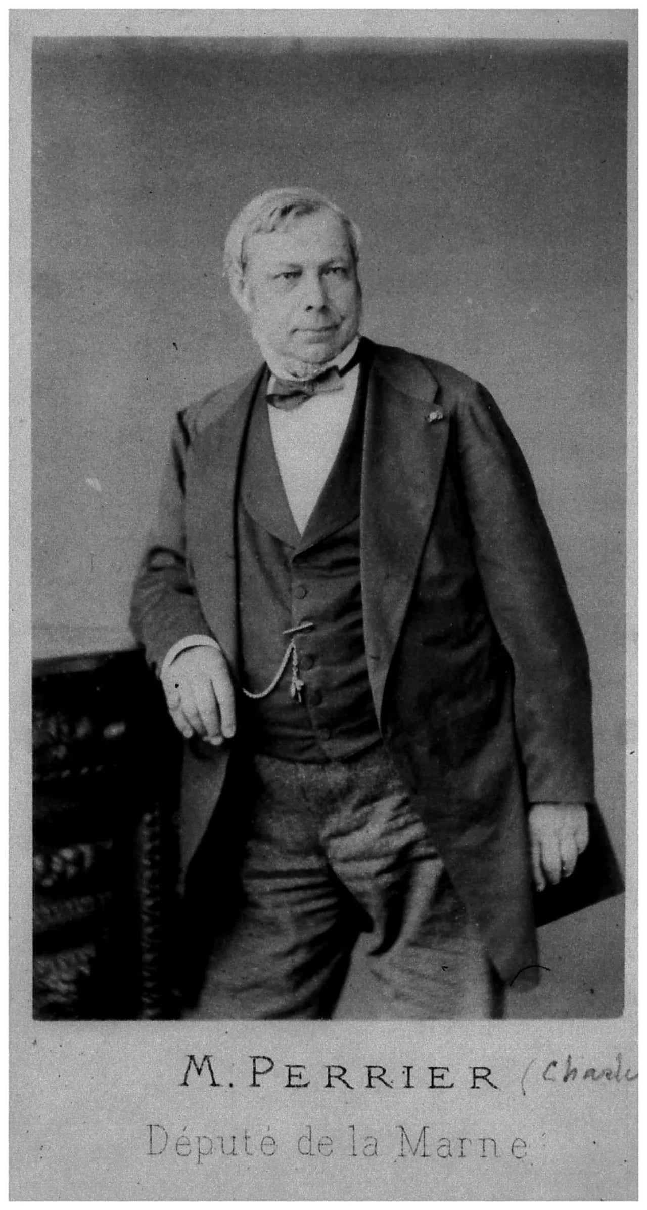 Portrait of Charles Nicolas Perrier (1813–1878) – memorial page