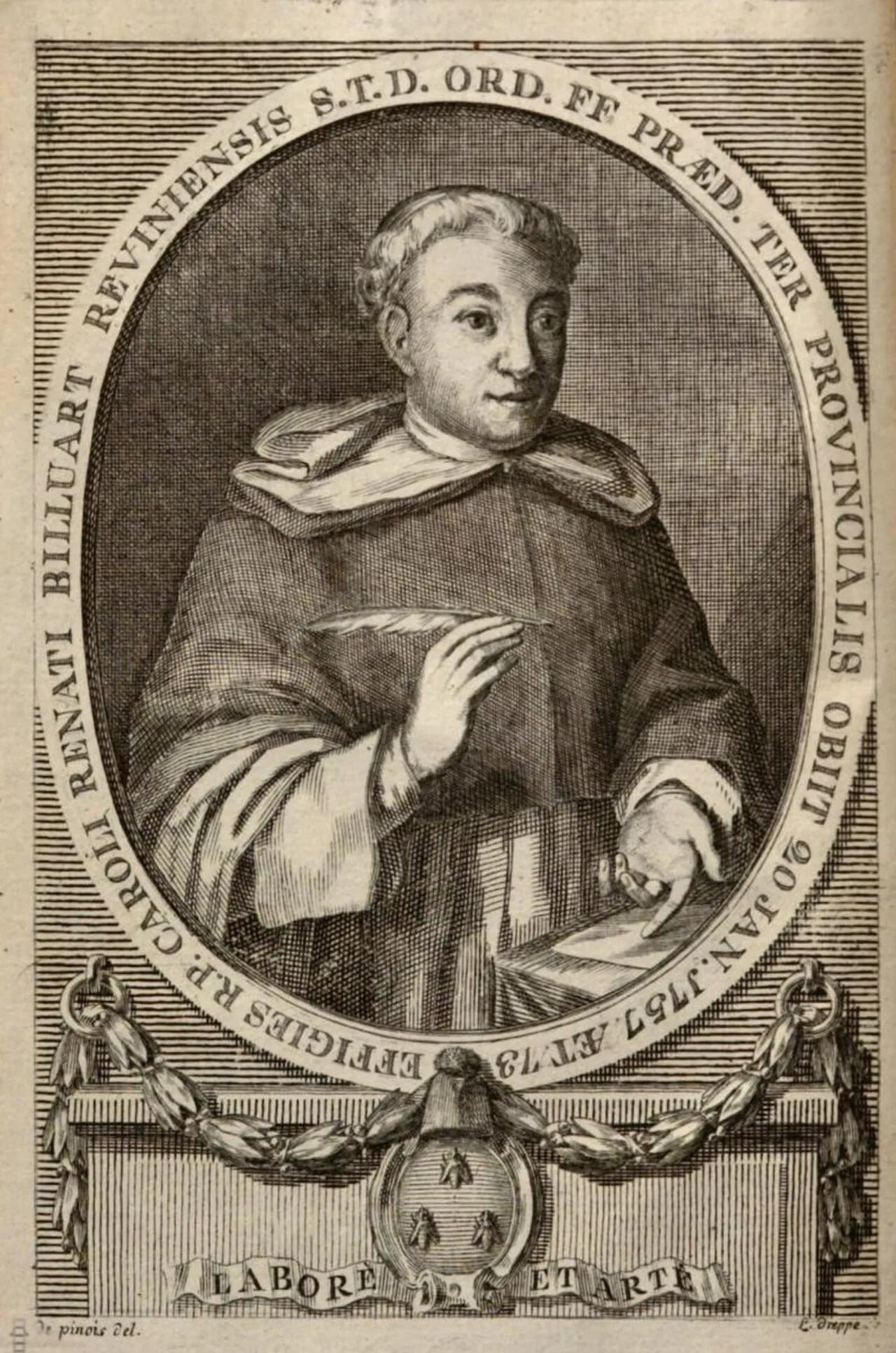 Portrait of Charles René Billuart (1685–1757) – memorial page