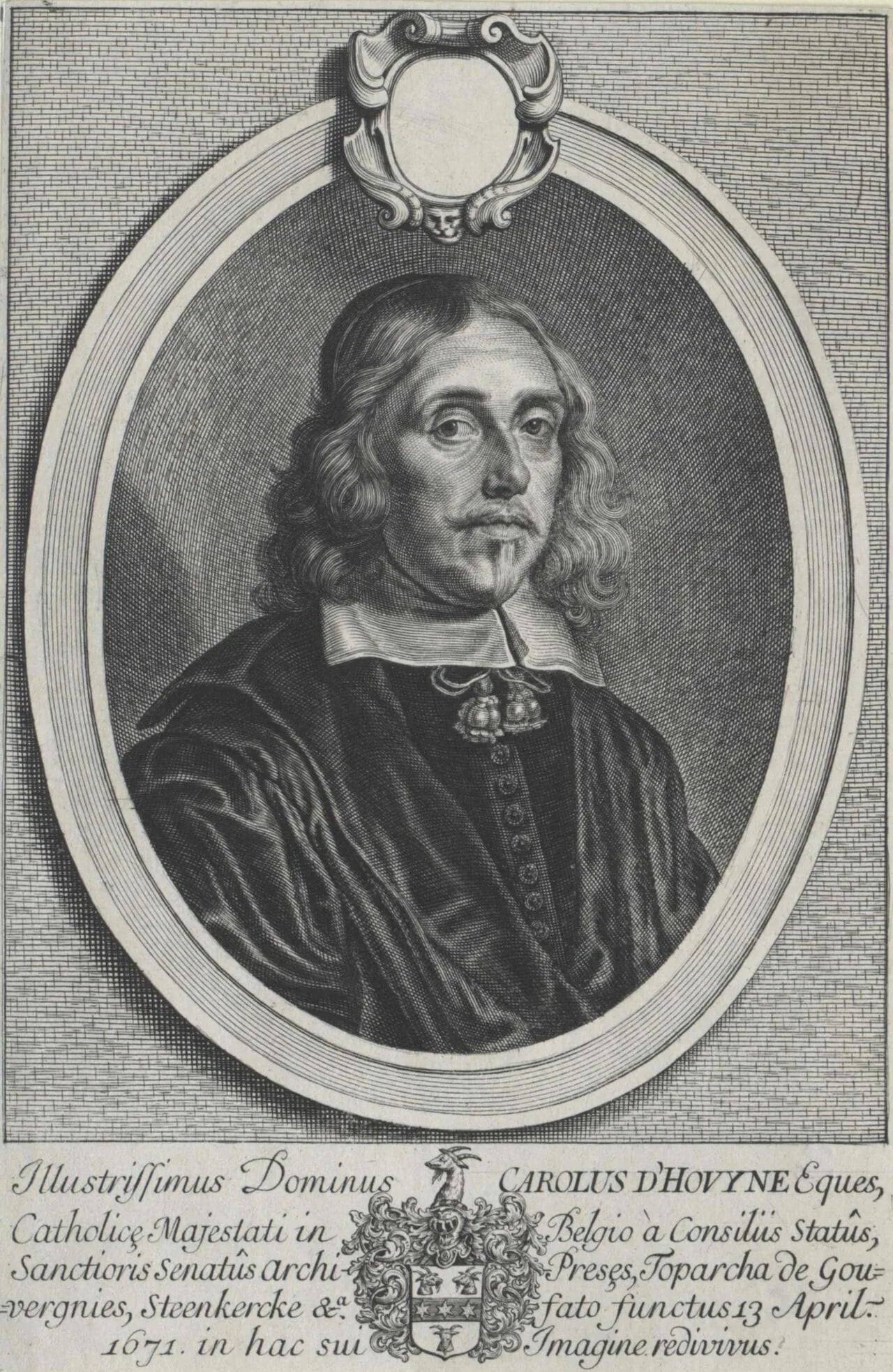 Portrait of Charles d'Hovyne (1596–1671) – memorial page