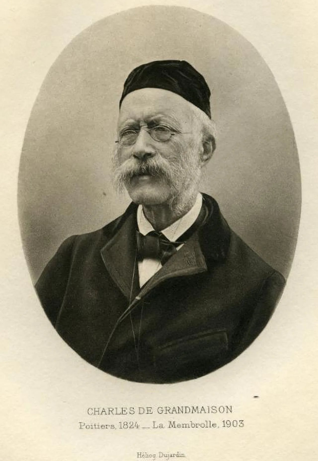 Porträt von Charles de Grandmaison (1824–1903) – Gedenkseite