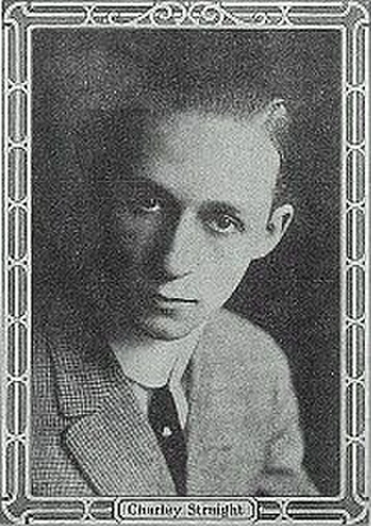 Porträt von Charlie Straight (1891–1940) – Gedenkseite