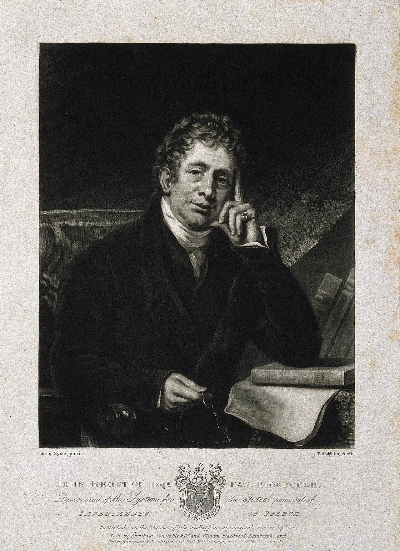 Portrait of John Broster (1769–1852) – memorial page